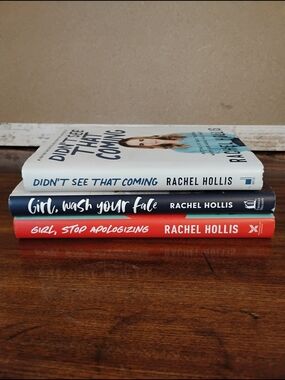 Rachel Hollis Book Set - White, Navy, Red Spines